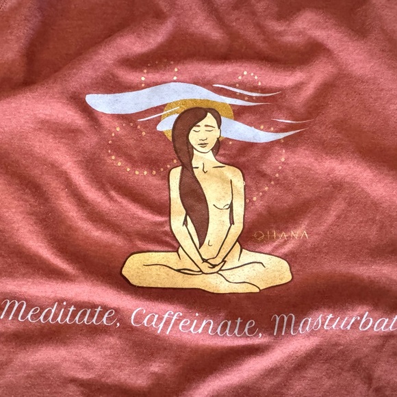 NWT Vuori Burgundy Graphic Long Sleeve Halo Crew Sz Large - Picture 5 of 6